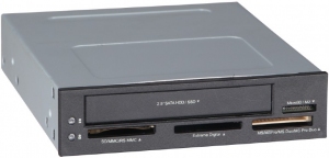 Card Reader Gembird FDI2-ALLIN1-03, Internal USB card reader/writer with SATA port, black thumbnav 2