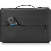 15.6” Geanta laptop HP 15 Sleeve / Water Resistance Padded Protection and Quick Access Pocket / Black thumbnav 1