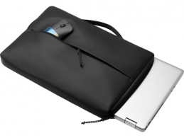 15.6” Geanta laptop HP 15 Sleeve / Water Resistance Padded Protection and Quick Access Pocket / Black thumbnav 4