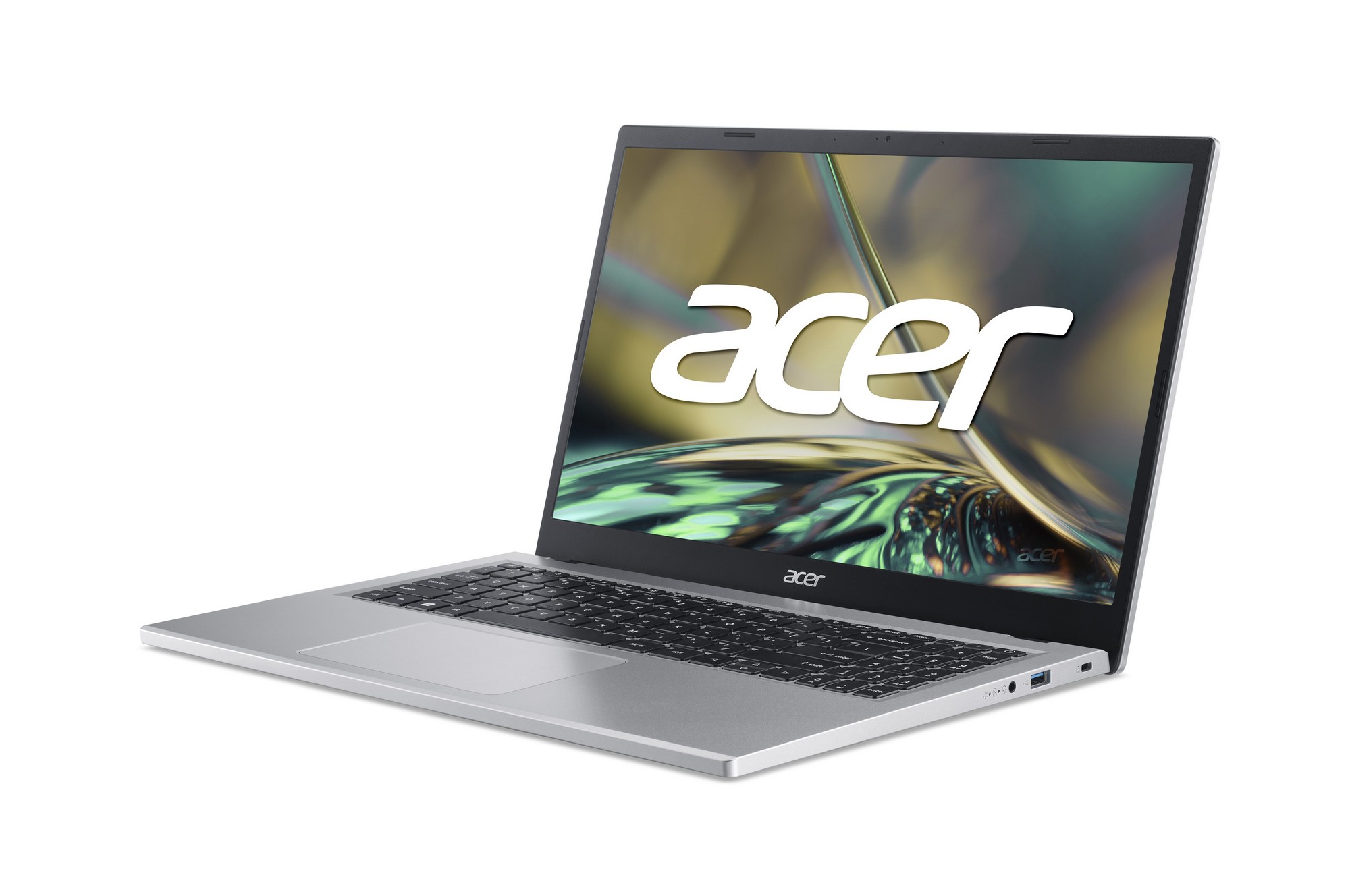 Laptop 15.6” ACER Aspire A315-510P (NX.KDHEU.00B) / Intel Core i3 / 16GB / 512GB SSD / Pure Silver photo 3