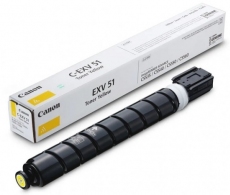Compatible toner for Canon EXV-51Y IR Advance C5535i/C5540i/C5550i/C5560i/DX C5735i/C5740i/C5750i/C5760 Cyan Integral 60K. thumbnav 1