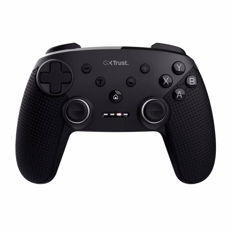 Trust GXT 542 MUTA WIRELESS CONTROLLER 8-way, 15 buttons (trigger/shoulder/Turbo fire buttons) , rechargeable battery, wireless range 8 m, Compatible Device Types pc, laptop, gaming console, smartphone, tablet/Windows, Android, iOS, black 