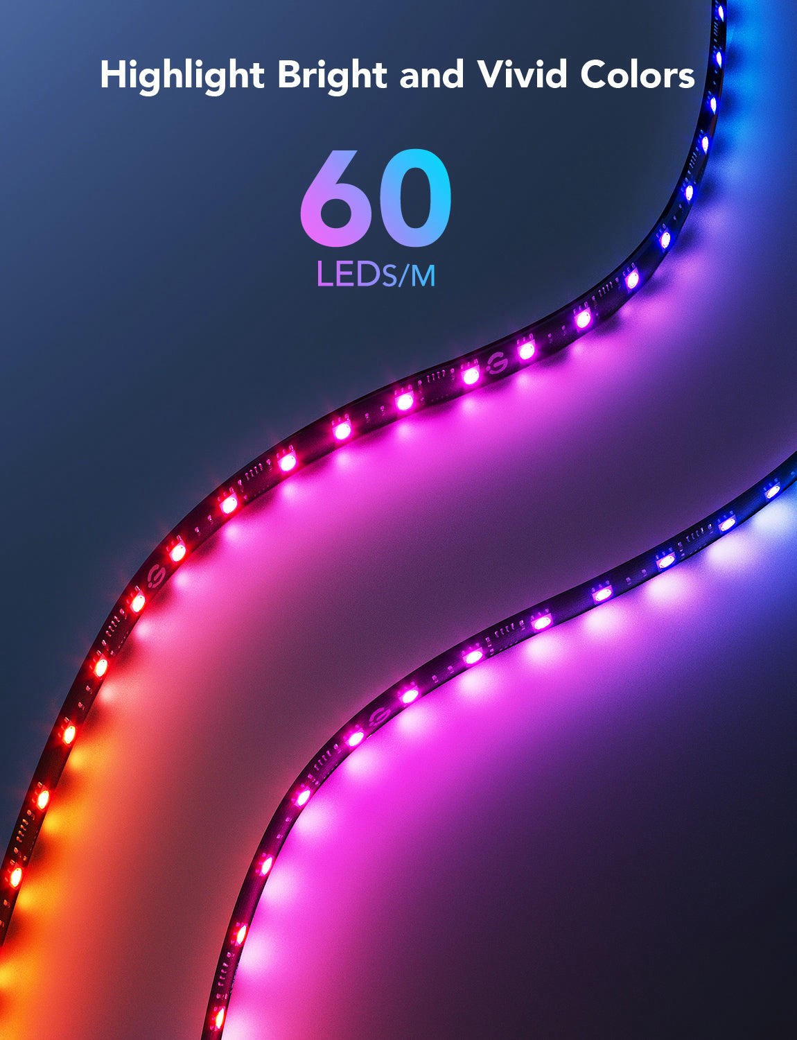 GOVEE RGB Gaming Light Strip G1 (27”-34”) photo 5