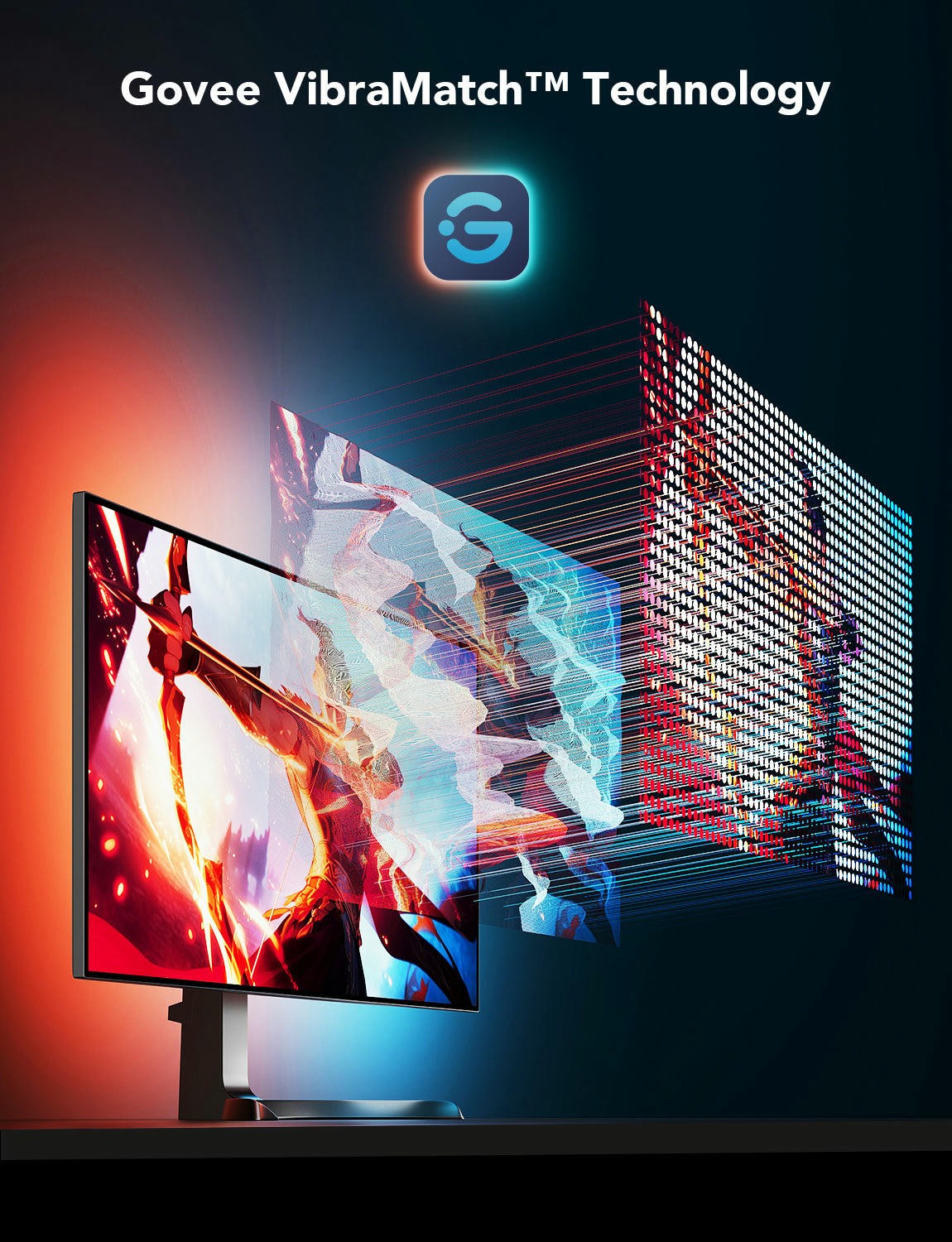 GOVEE RGB Gaming Light Strip G1 (27”-34”) photo 6
