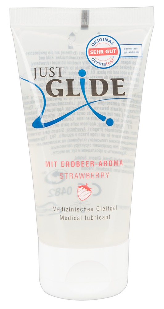Лубрикант Just Glide Strawberry 200 ml photo 1