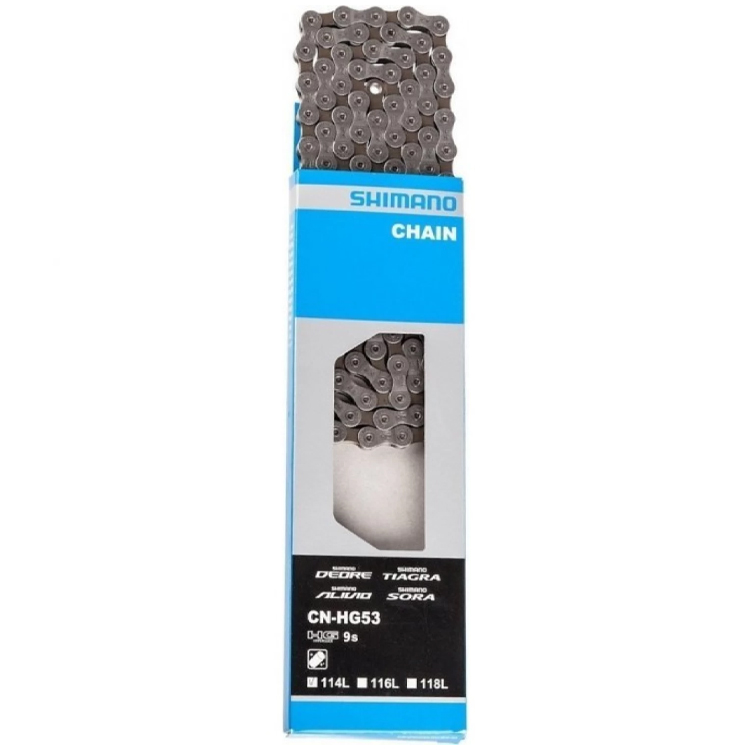Цепь SHIMANO CN-HG53, 118 ZALE, 9 VIT photo 1 Цепь SHIMANO CN-HG53, 118 ZALE, 9 VIT photo 1