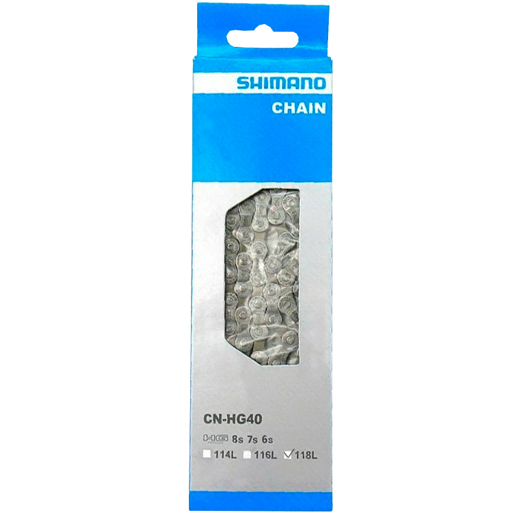 Цепь SHIMANO CN-HG40, 118 LINKS, 6/7/8 SPEED photo 1
