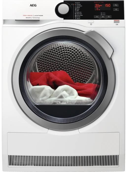 Сушильная машина AEG T7DBE38S / 8 кг / A+ / Белый photo 1
