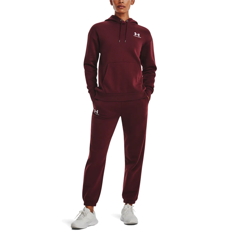 Брюки Under Armour Essential Fleece Joggers M Бордовый Женский photo 3