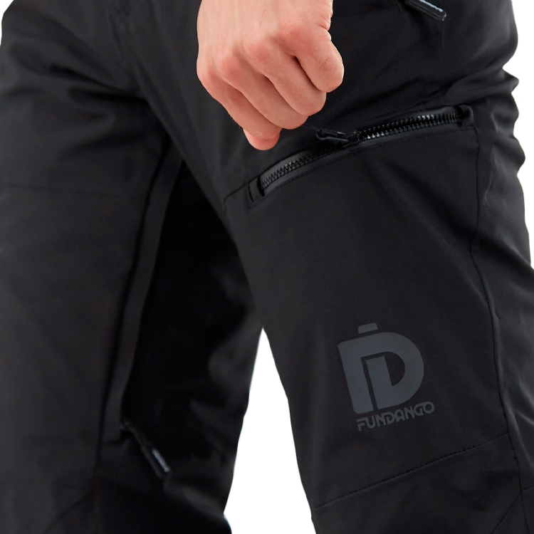 Pantaloni Fundango TEAK Pants S Negru Barbati photo 2