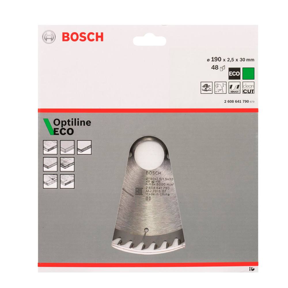 Пильный диск по дереву Bosch 2608641790 photo 1 Пильный диск по дереву Bosch 2608641790 photo 1