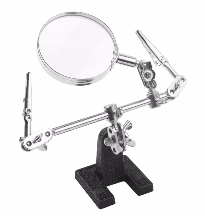 Lupa 62mm cu suporturi Tolsen 