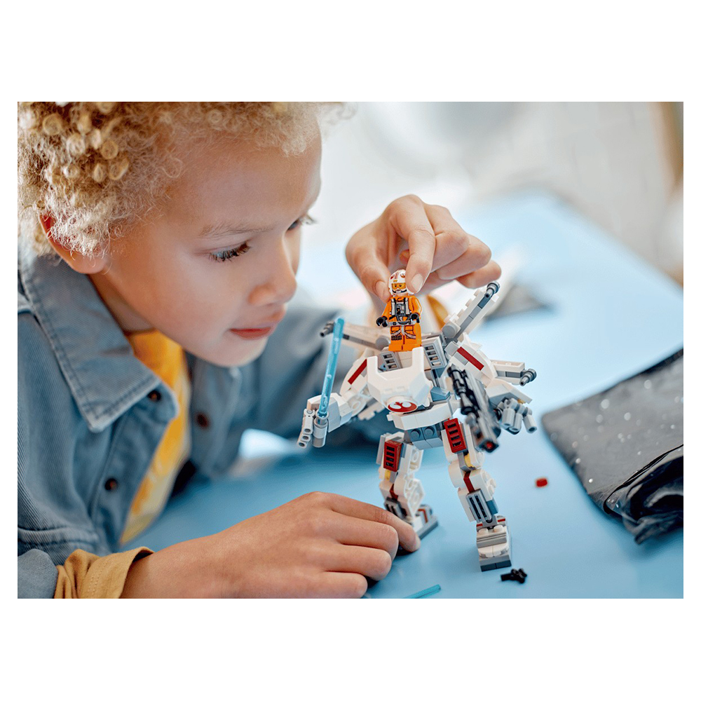 Constructor Lego Star Wars Luke Skywalker X-Wing Mech 75390 de la 6+ ani photo 7