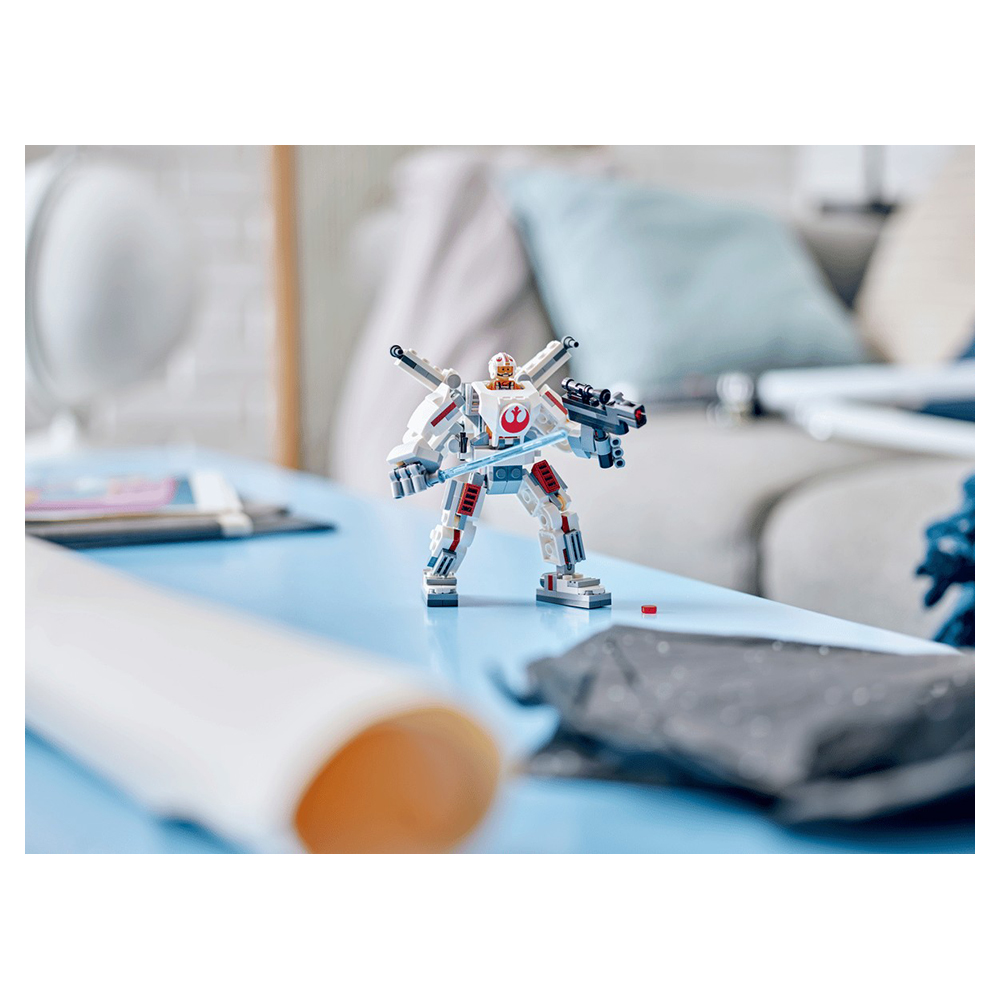 Constructor Lego Star Wars Luke Skywalker X-Wing Mech 75390 de la 6+ ani photo 9