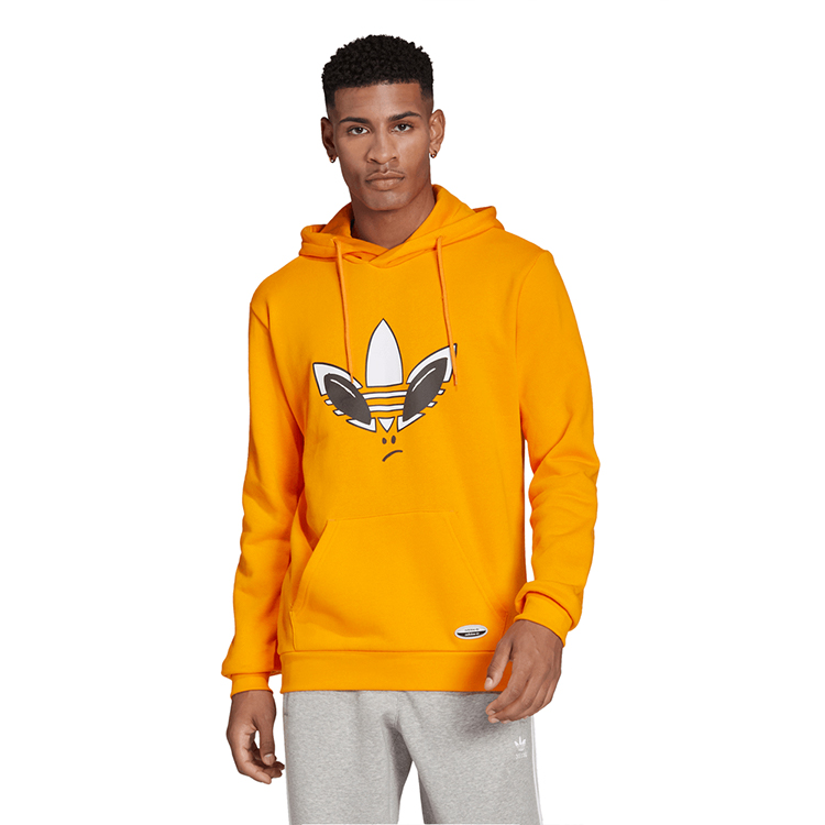 Мужская Толстовка Adidas Q1 Hoodie S Желтый photo 4