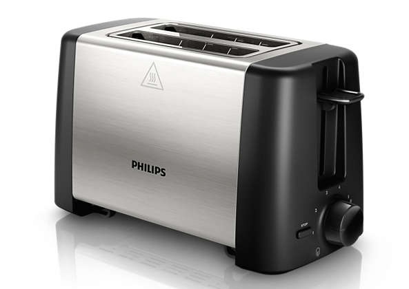 Тостер Philips HD4825/90, 2 тоста, Нержав.сталь photo 1 Тостер Philips HD4825/90, 2 тоста, Нержав.сталь photo 1