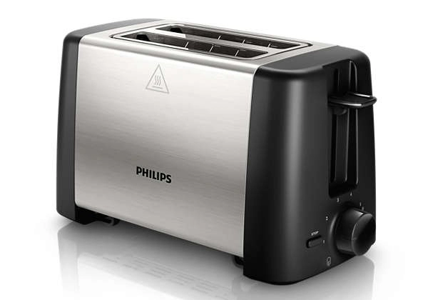 Prajitor de paine Philips HD4825/90, 2, Inox photo 1 Prajitor de paine Philips HD4825/90, 2, Inox photo 1