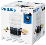 Пароварка Philips HD9126/90, 1 л, 900 Вт, Чёрный thumbnav 4