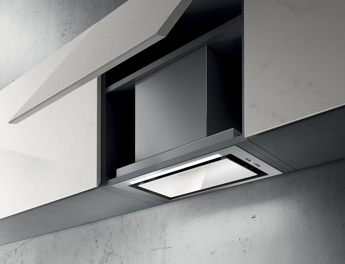 Hota Elica HIDDEN IXGL/A/90 / Incorporabil / 25 m.p si mai mult / Inox photo 2