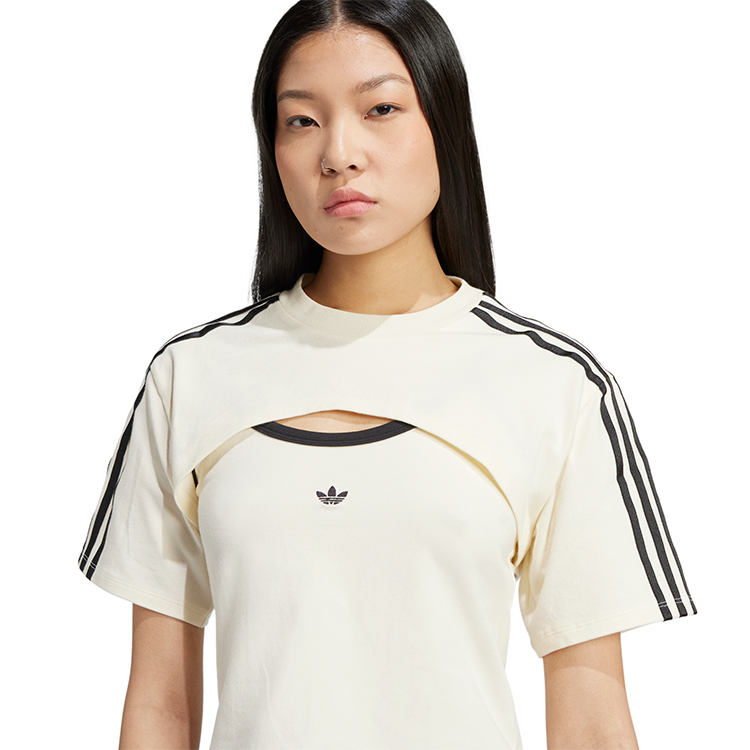 Футболка Adidas CUT-OUT TEE XXS Бежевый Женский photo 2
