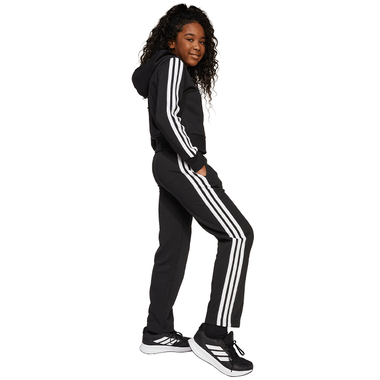 Спортивный костюм Adidas JG 3S FL TS 240 128 Черный Женский photo 5