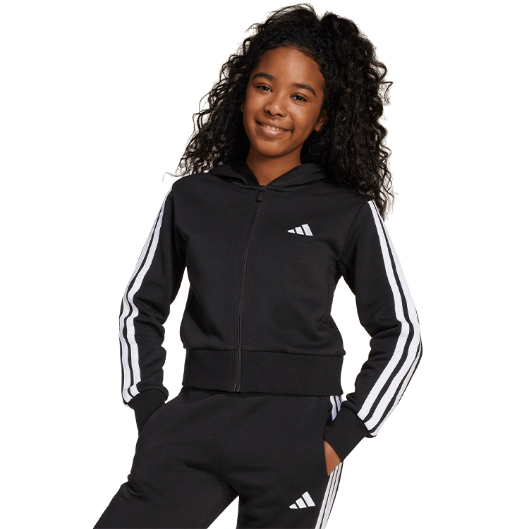 Спортивный костюм Adidas JG 3S FL TS 240 128 Черный Женский photo 7
