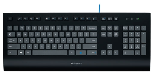 Клавиатура проводная Logitech K290 Comfort Keyboard / Мембранная photo 1