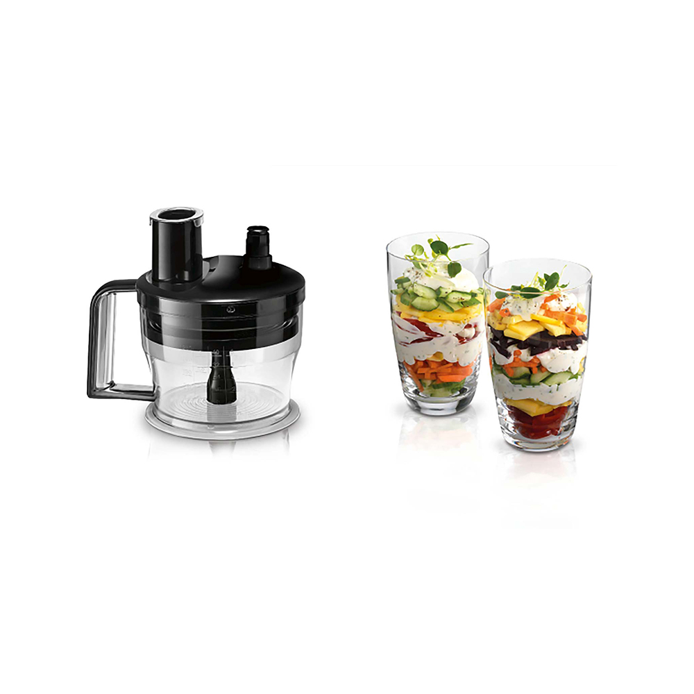 Блендер Погружной Bosch MS62B6190 Black / 12 скоростей / 600 мл photo 10