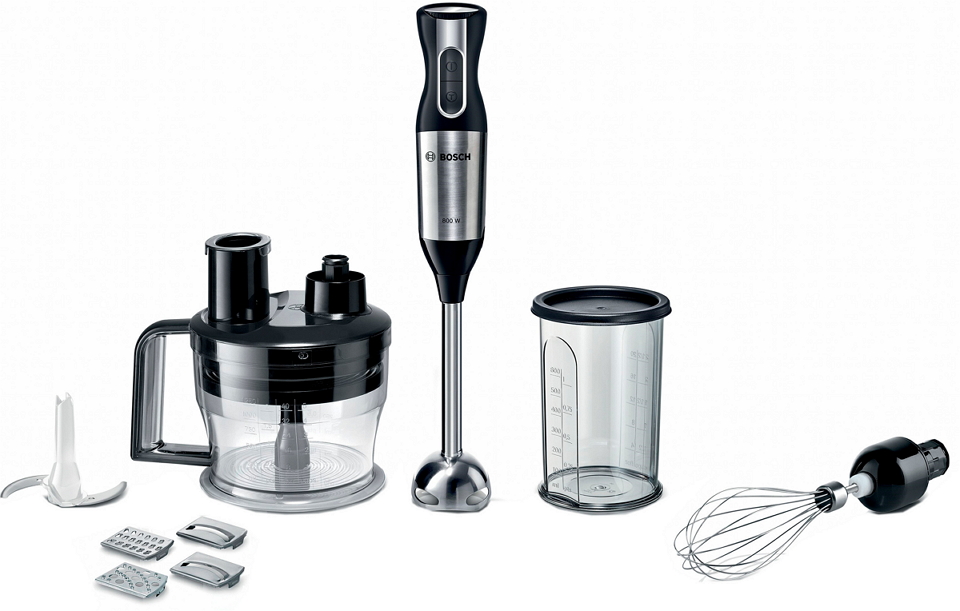 Блендер Погружной Bosch MS6CM4190 Серебристый / 12 скоростей / 600 мл photo 1 Блендер Погружной Bosch MS6CM4190 Серебристый / 12 скоростей / 600 мл photo 1