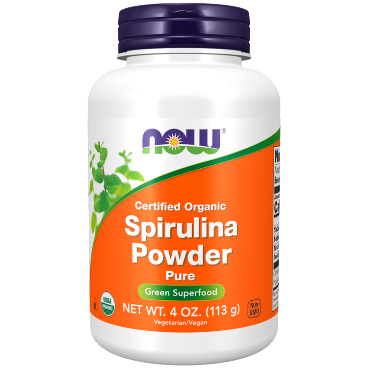 Витамины Now Foods Certified Organic Spirulina Powder Pure photo 1