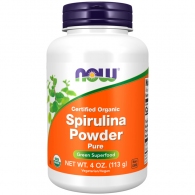 Витамины Now Foods Certified Organic Spirulina Powder Pure thumbnav 1