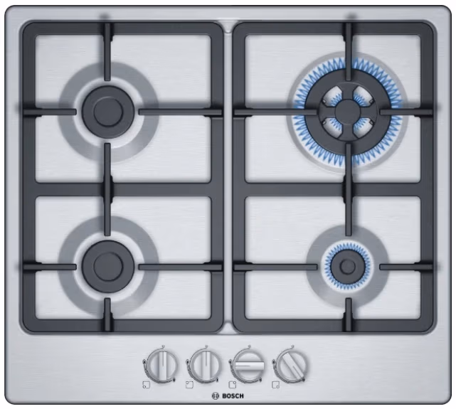 Встраиваемая  газовая панель Bosch PGH6B5B90 