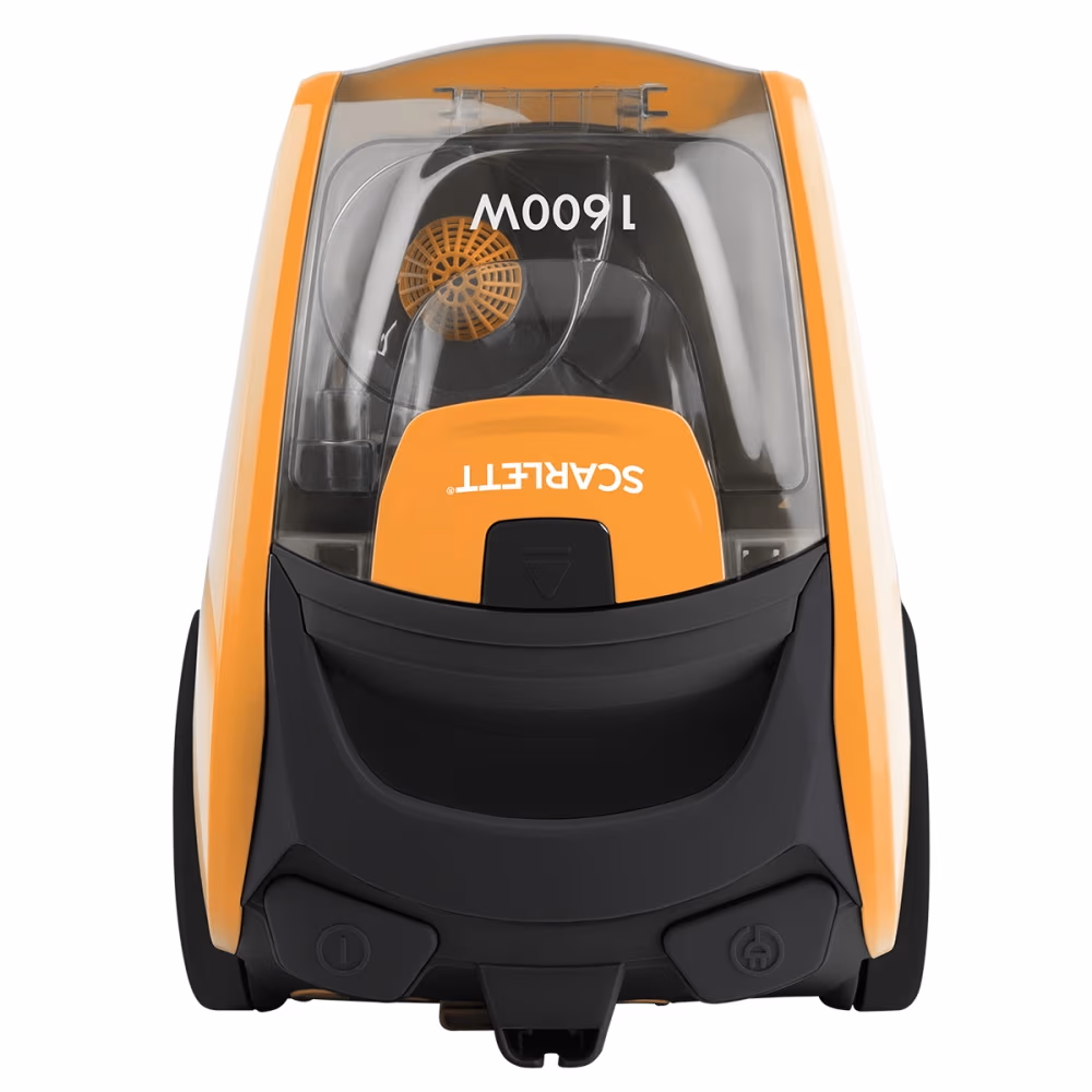 Пылесос с контейнером Scarlett SC-VC80C90, 1-1.9 л, 1600 Вт, Желтый с черным