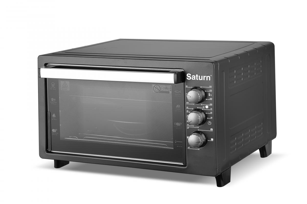 Cuptor electric Saturn ST-EC1090, 45 l, 1500 W, Negru photo 