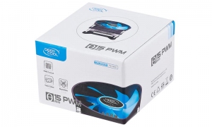 DEEPCOOL Cooler "Theta 15 PWM", Socket 1150/1151/1155/1156/1200, up to 95W, 100x100x25mm, 800~2800rpm, <17.8~36dBA, 50.3CFM, 4pin, PWM, Hydro Bearing, Screw&Back Plate inst., Aluminium Heatsink (64pcs/box) thumbnav 3