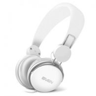 SVEN AP-321M White, Headphones with microphone, 3.5mm (4 pin) stereo mini-jack, Microphone on the cable, Call acceptance/Pause button, Cable length: 1.2m thumbnav 1