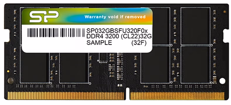 16GB DDR4-2666 SODIMM Silicon Power, PC21300, CL19, 2Gx8, Single Rank, 1.2V