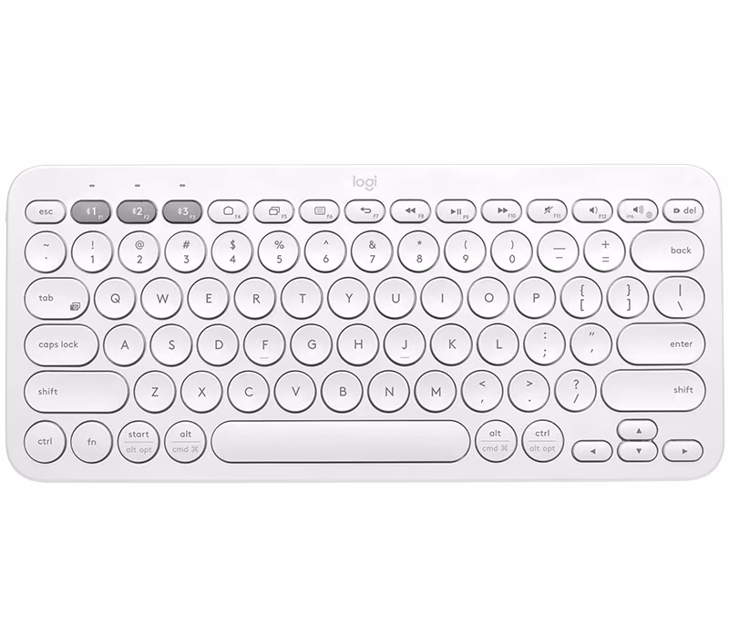 Logitech Wireless K380 Multi-Device Bluetooth® Keyboard - OFFWHITE - RUS - BT - N/A - INTNL 