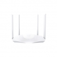 TENDA RX3 Wi-Fi 6 Wireless Gigabit Router, 1201Mbps at 5Ghz + 574Mbps at 2.4Ghz, 802.11ax/ac/a/b/g/n, 1 Gigabit WAN+4 Gigabit LAN, Beamforming, MU-MIMO, 4 fixed antennas thumbnav 1