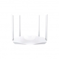 TENDA RX3 Wi-Fi 6 Wireless Gigabit Router, 1201Mbps at 5Ghz + 574Mbps at 2.4Ghz, 802.11ax/ac/a/b/g/n, 1 Gigabit WAN+4 Gigabit LAN, Beamforming, MU-MIMO, 4 fixed antennas