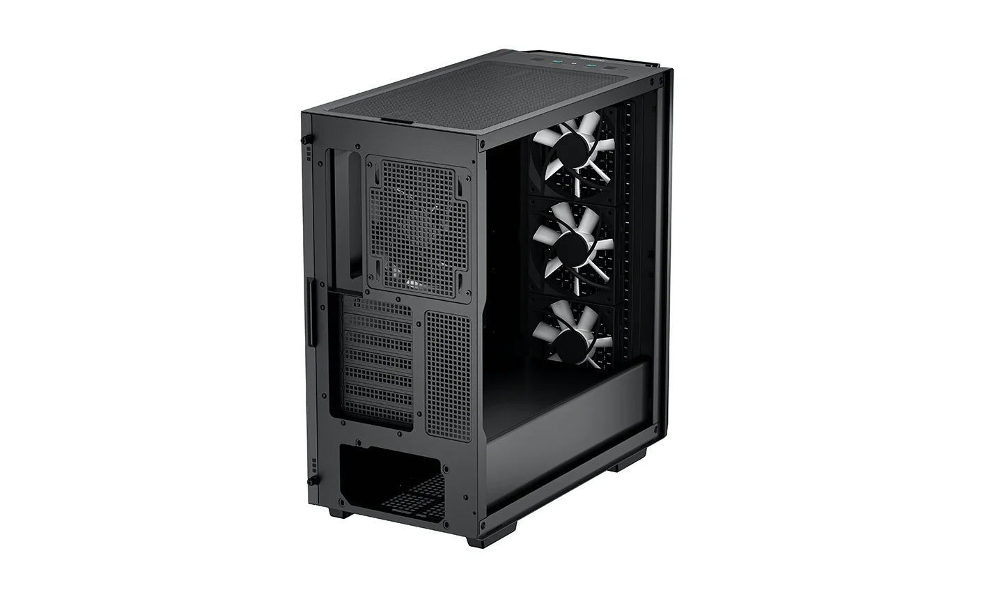 Carcasa DEEPCOOL CG560 / w/oPSU / Side-Window / 4x120mm / ATX / Black photo 7
