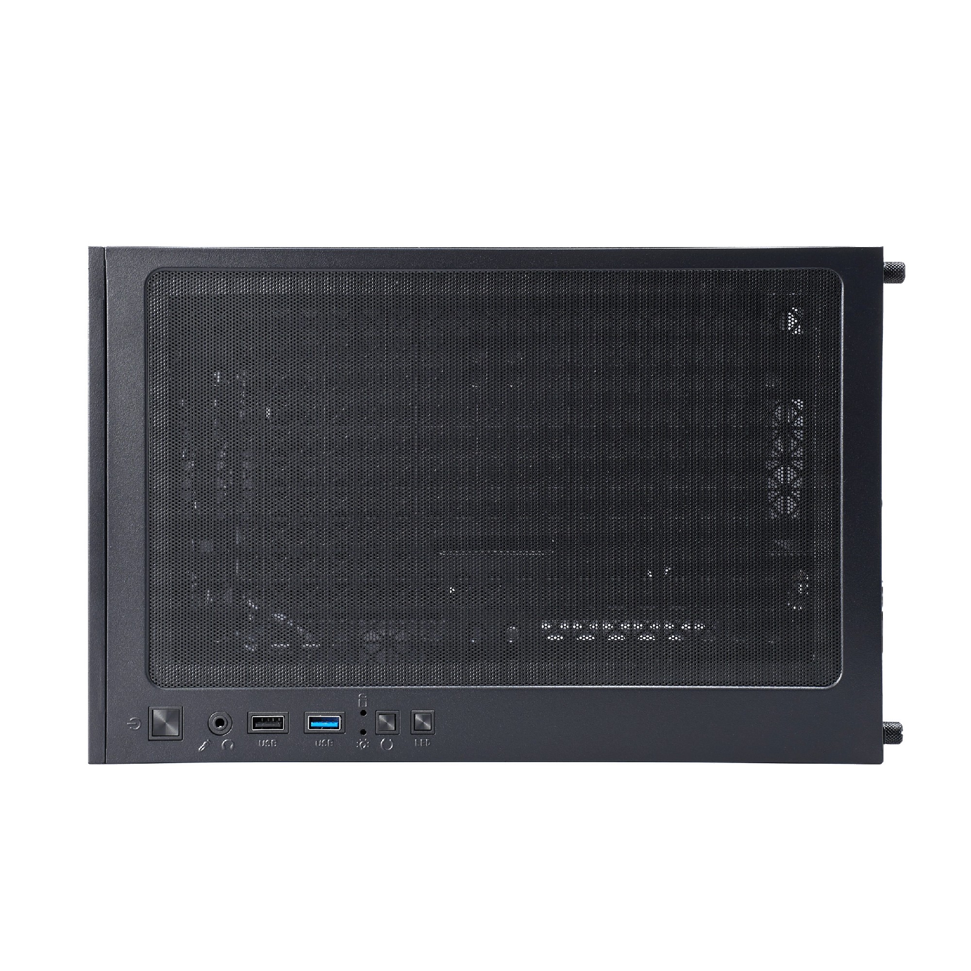 Carcasa 1STPLAYER GO2 / w/oPSU / Side-Window / 4x120mm / mATX / Black photo 8