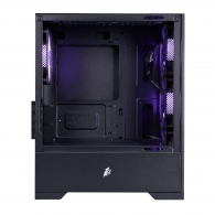 Carcasa 1STPLAYER GO2 / w/oPSU / Side-Window / 4x120mm / mATX / Black thumbnav 5