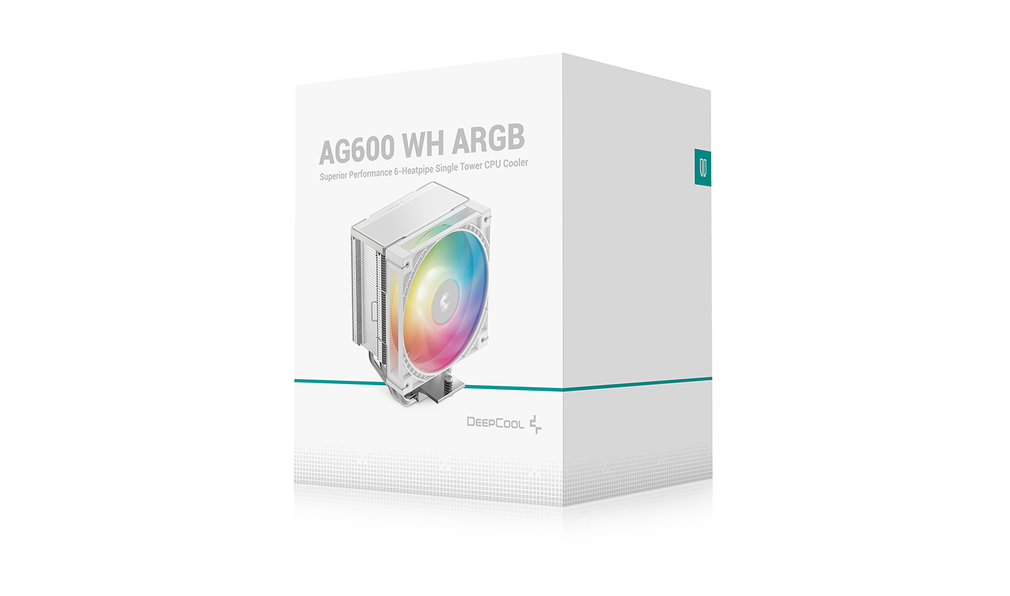 Sisteme de racire aer DEEPCOOL AG600 WH ARGB/ Universal / 260W / 500~2200rpm/ <30.93 dB(A)/ 68.85 CFM photo 9