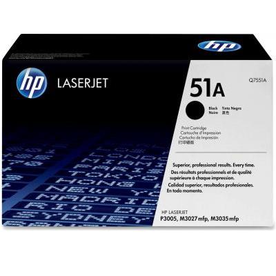 HP 51A (Q7551A) Black Cartridge for HP LaserJet P3005 Series, M3035, M3027, 6500 p. photo 1