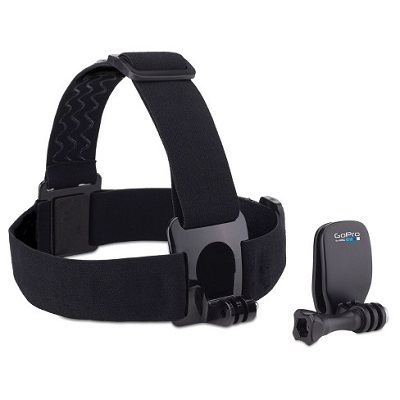 GoPro Head Strap + QuickClip - wear your GoPro on your head with the Head Strap, or use the QuickClip to attach it to a backwards baseball cap or other 3mm to 10mm thick object, compatible with all GoPro cameras. photo 1