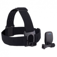GoPro Head Strap + QuickClip - wear your GoPro on your head with the Head Strap, or use the QuickClip to attach it to a backwards baseball cap or other 3mm to 10mm thick object, compatible with all GoPro cameras. thumbnav 1