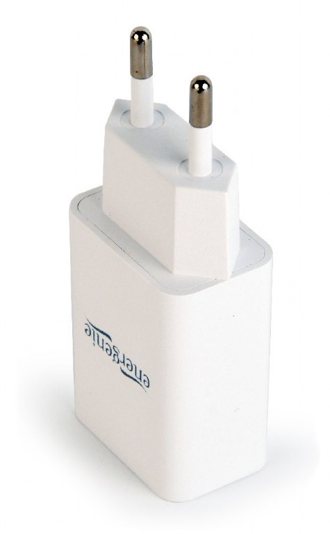 USB Charger  Gembird EG-UC2A-03-W, Universal AC USB charging adapter, 5 V / 2 A, White photo 3