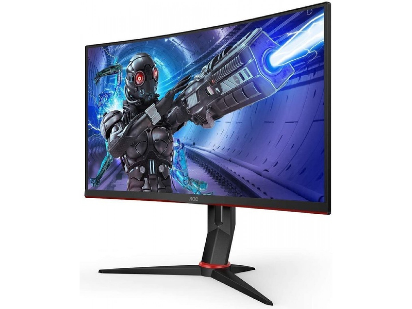 27.0” Игровой монитор AOC  C27G2ZU/BK / 0.5ms / Curved / 240Hz / Black/Red photo 3