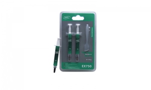 Thermal Paste DEEPCOOL "EX750", 5g, Thermal Impedance: 0.03°C·cmІ/W, Thermal Conductivity: 6.2 W/m·K, Operation Temperature :-50°C to +250°C, Gray thumbnav 6